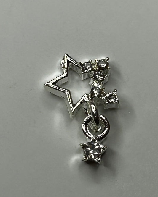 Silver Star With Dangle